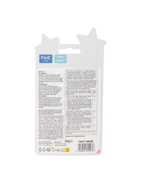 Sprinkles Estrellas de azúcar arcoíris 25 g PME