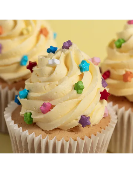 Sprinkles Estrellas de azúcar arcoíris 25 g PME