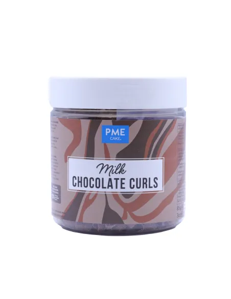 Virutas Rizos de chocolate con leche belga 85 g PME