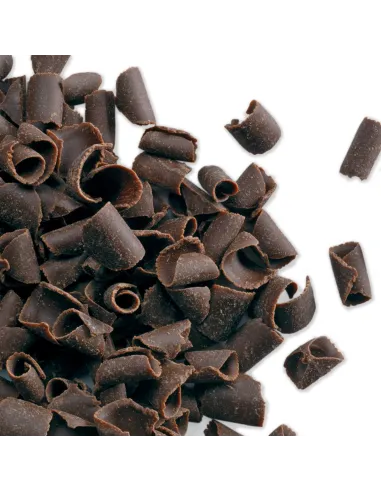 Virutas Rizos de chocolate negro belga 85 g PME