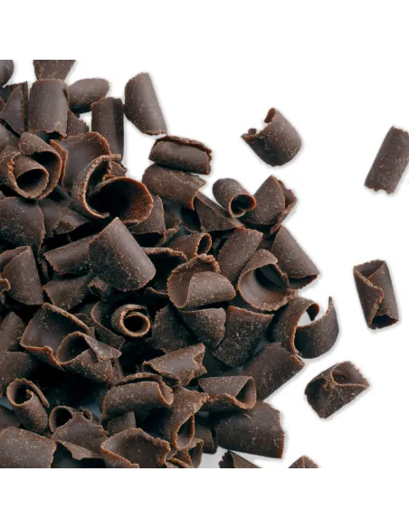 Virutas Rizos de chocolate negro belga 85 g PME