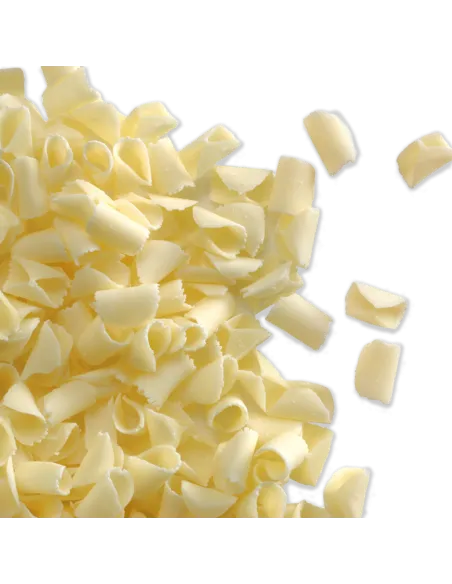 Virutas Rizos de chocolate blanco belga 85 g PME