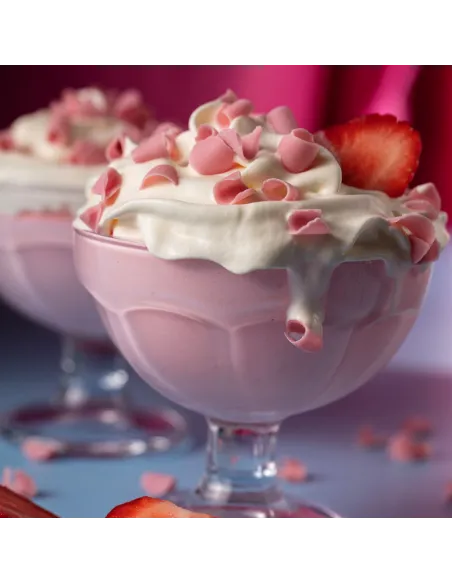 Virutas Rizos de chocolate sabor fresa belga 85 g PME