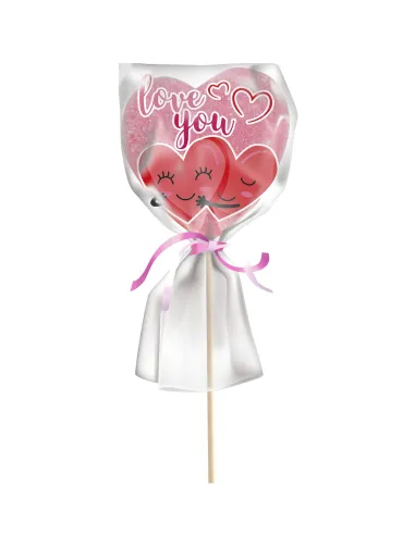 Piruleta Nube Corazón San Valentín Dekora