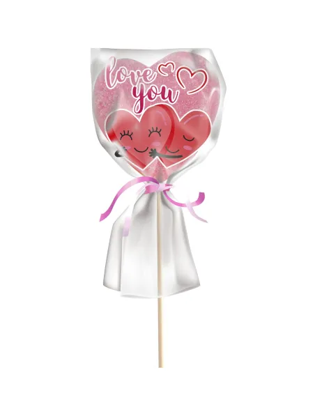 Piruleta Nube Corazón San Valentín Dekora