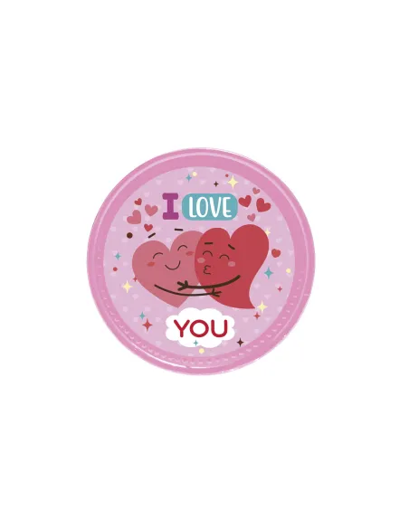 Moneda de chocolate con leche I Love You 7,8 cm Dekora