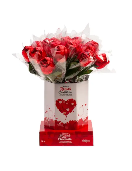Rosa de chocolate con leche 18 g Dekora