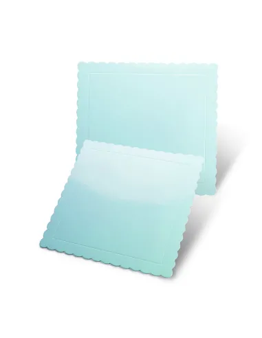 Base Cuadrada rígida Azul Bebé 25 cm Pastkolor