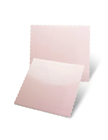 Base Cuadrada rígida Rosa Bebé 25 cm Pastkolor