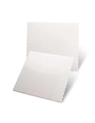 Base Cuadrada rígida Blanca 20 cm Pastkolor