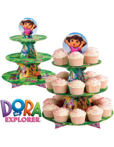 Stand para cupcakes Dora Exploradora