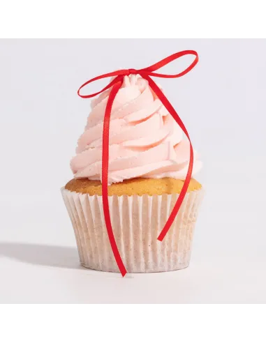 Set 8 lazos decorativos de cinta Rojo PME