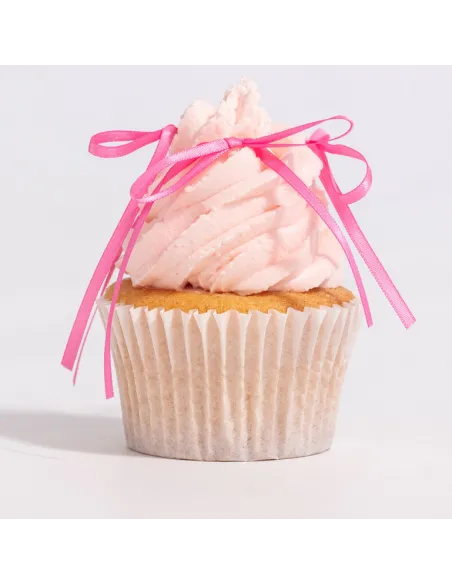 Set 8 lazos decorativos de cinta Rosa PME