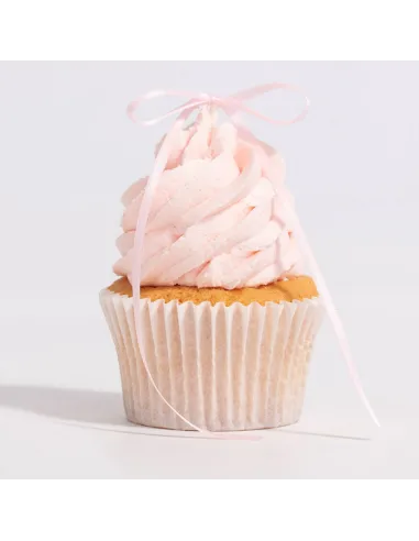 Set 8 lazos decorativos de cinta Rosa Claro PME