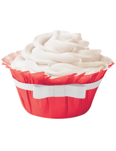 Cápsulas de papel rizadas con lazo