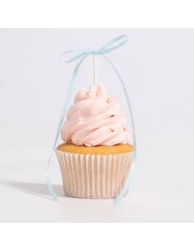 Set 8 lazos decorativos de cinta Azul PME