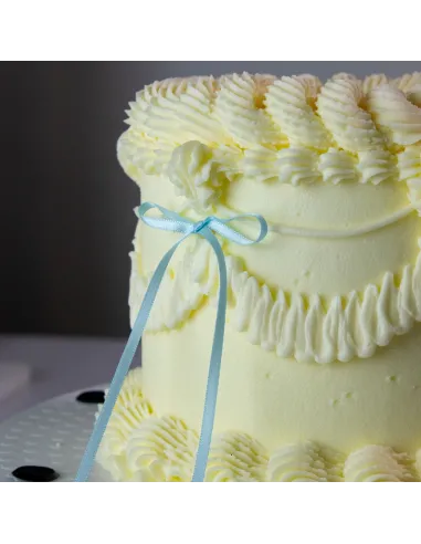 Set 8 lazos decorativos de cinta Azul PME