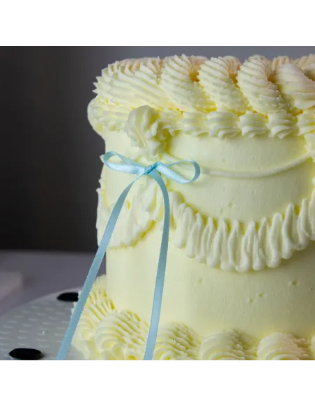 Set 8 lazos decorativos de cinta Azul PME