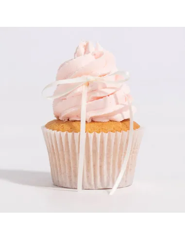 Set 8 lazos decorativos de cinta Blanco PME