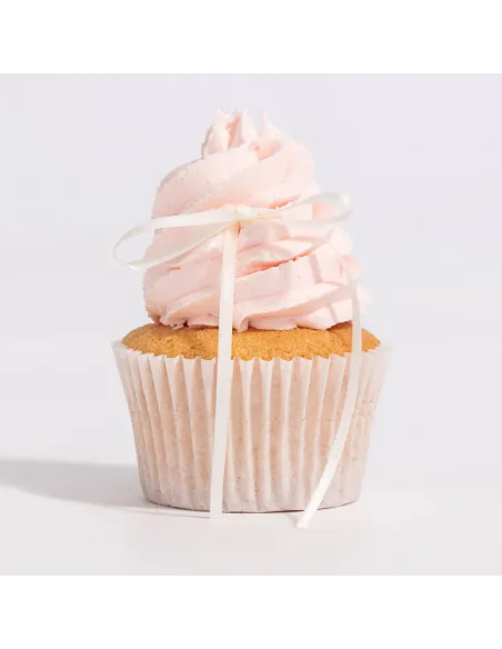 Set 8 lazos decorativos de cinta Blanco PME