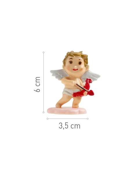 Figura decorativa Cupido con arco y flecha San Valentín Dekora