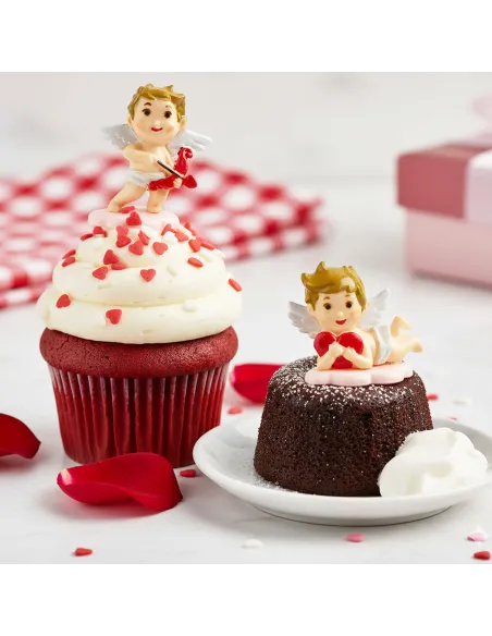 Figura decorativa Cupido con arco y flecha San Valentín Dekora