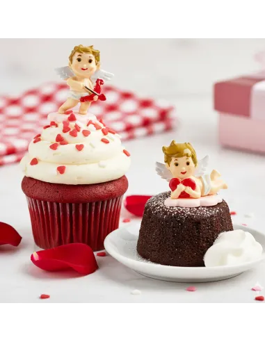 Figura decorativa Cupido con Corazón San Valentín Dekora