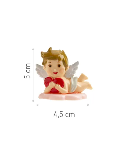 Figura decorativa Cupido con Corazón San Valentín Dekora
