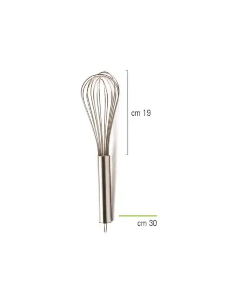 Batidor con varillas de acero inoxidable 30 cm Decora