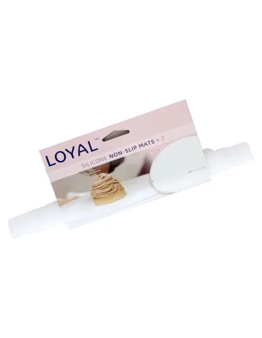 Set 2 tapetes de silicona antideslizantes 30 cm Loyal