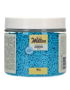Sprinkles Fideos de azúcar Jimmies Azul 150 g Wilton 2