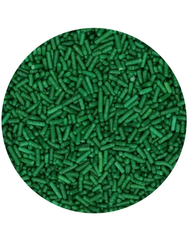 Sprinkles Fideos de azúcar Jimmies Verde 150 g Wilton