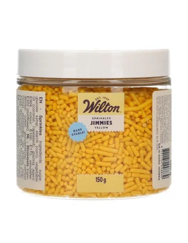 Sprinkles Fideos de azúcar Jimmies Amarillo 150 g Wilton