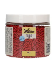 Sprinkles Fideos de azúcar Jimmies Rojos 150 g Wilton 2