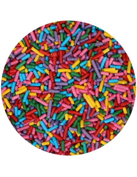 Sprinkles Fideos de azúcar Jimmies Colores 150 g Wilton