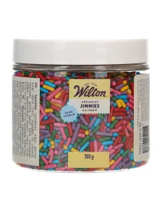 Sprinkles Fideos de azúcar Jimmies Colores 150 g Wilton 2