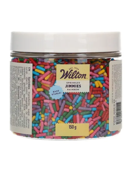 Sprinkles Fideos de azúcar Jimmies Colores 150 g Wilton