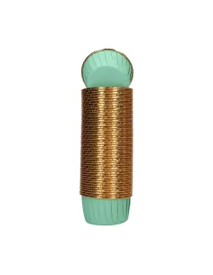 Cápsulas rígidas Aqua y Dorado 50 unidades Wilton