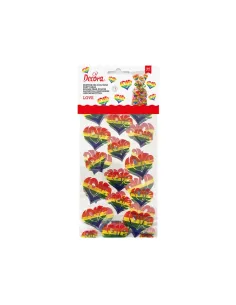 Set 20 bolsas Love Arcoíris Decora