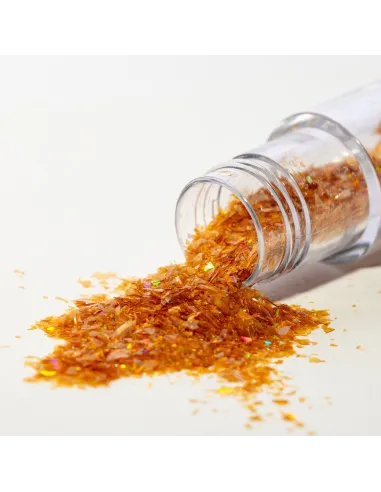 Purpurina comestible en copos Dorado 3 g PME