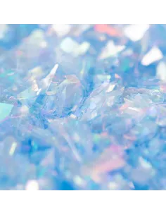 Purpurina comestible en copos Azul Aguamarina 3 g PME 2