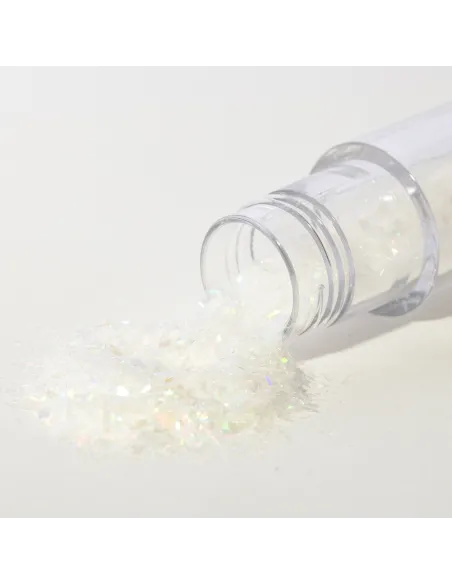 Purpurina comestible en copos Cristal Blanco 3 g PME