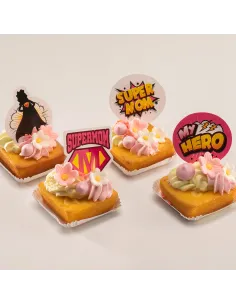 Set 8 toppers de papel Súper Mamá Dekora 2