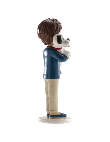 Figura niño comunión con perro 16,5 cm Dekora