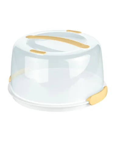 Portatartas redondo alto con base de gel para refrigerar 29 cm