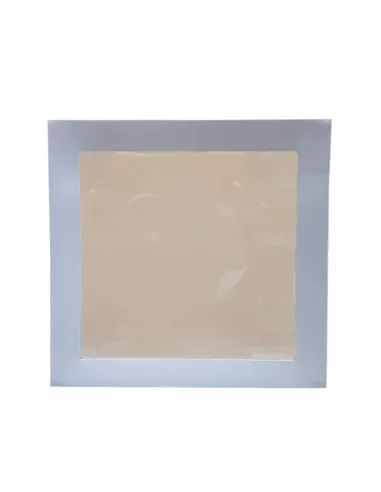 Caja blanca para tarta con ventana superior 30 x 30 x 30 cm