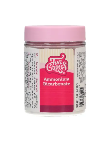 Bicarbonato de Amonio 80 g Funcakes