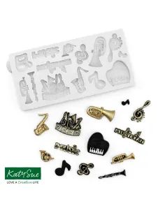 Molde silicona Instrumentos Musicales Katy Sue