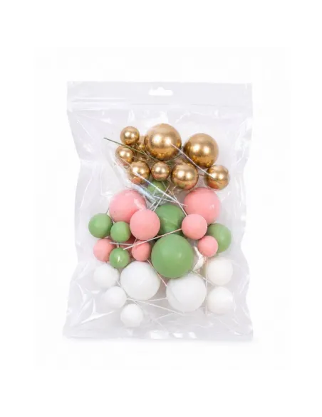 Set 32 Bolas Decorativas Baby Shower Azucren