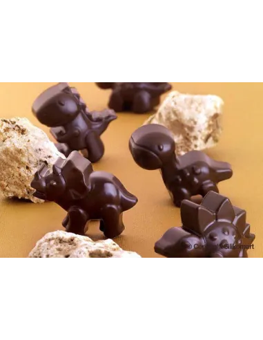 Molde bombón Dinosaurios Silikomart